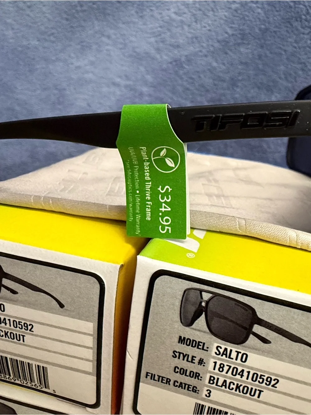 Tifosi Optics Salto Sunglasses Black with Gray Lenses